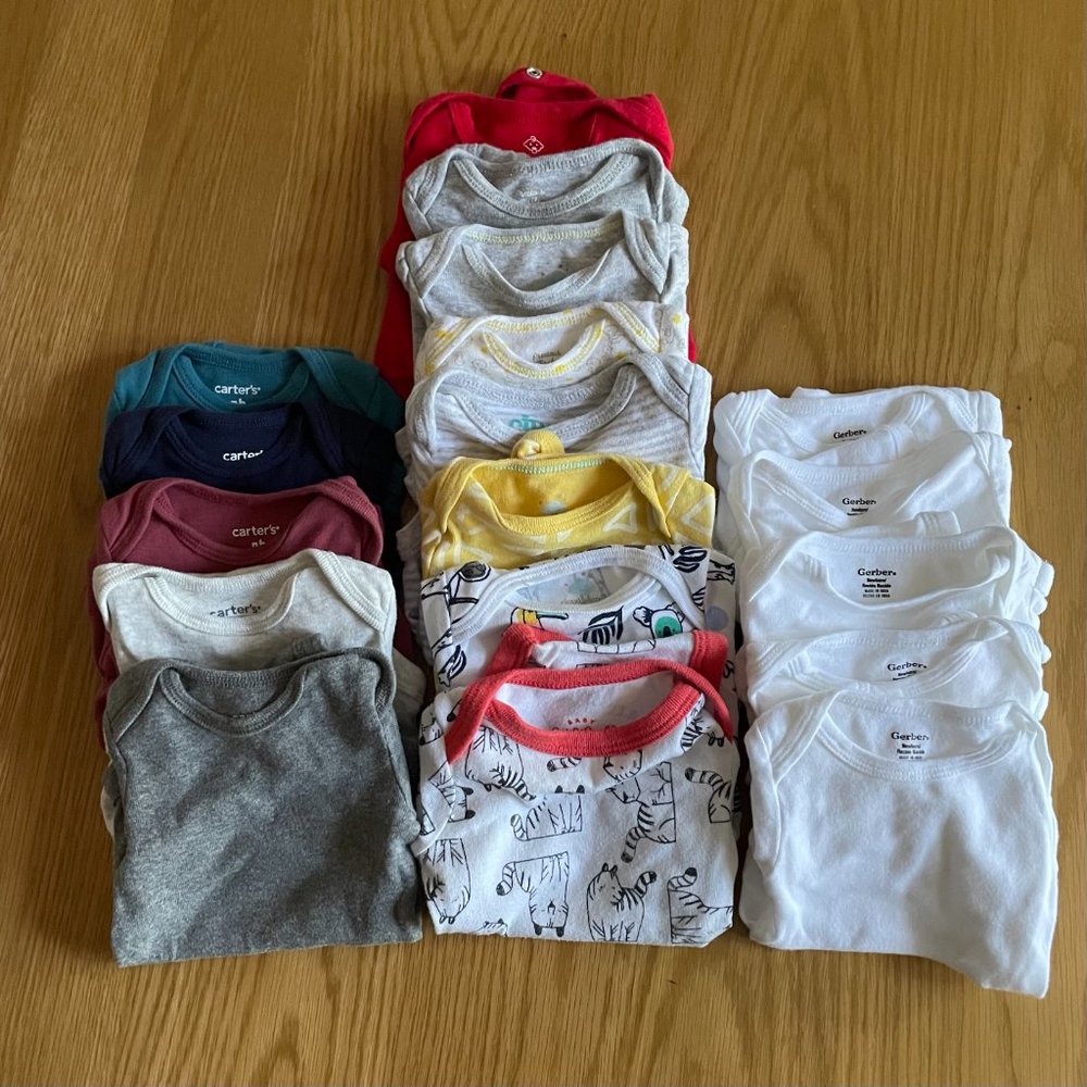 40+ piece Newborn NB Baby Boy / Neutral Bundle / Lot - Carters, Cloud Island
